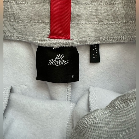 NWOT 100 Thieves Heather Grey Sweat Shorts - Picture 7 of 7